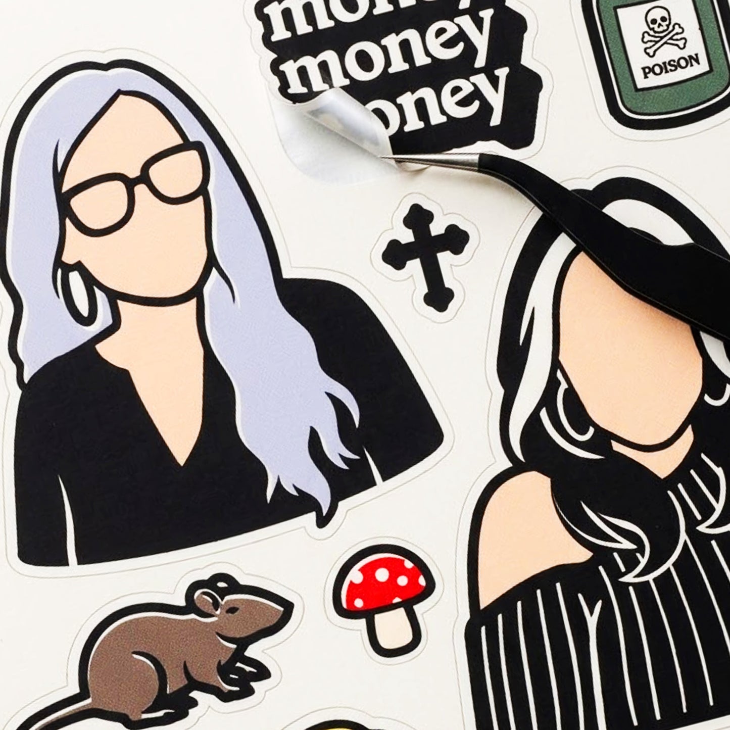 TNN - Villains A5 Sticker Sheet