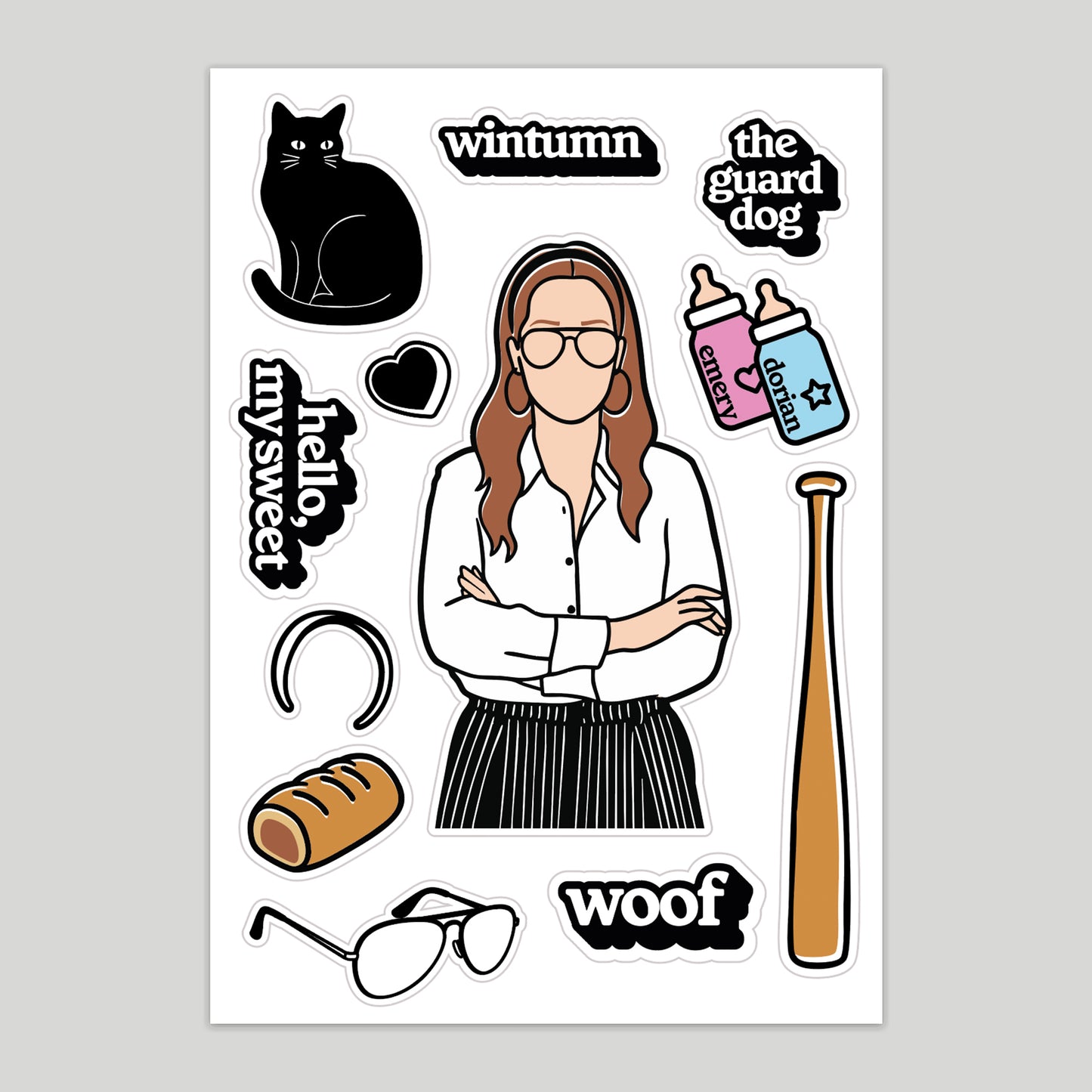 TNN - Autumn A5 Sticker Sheet