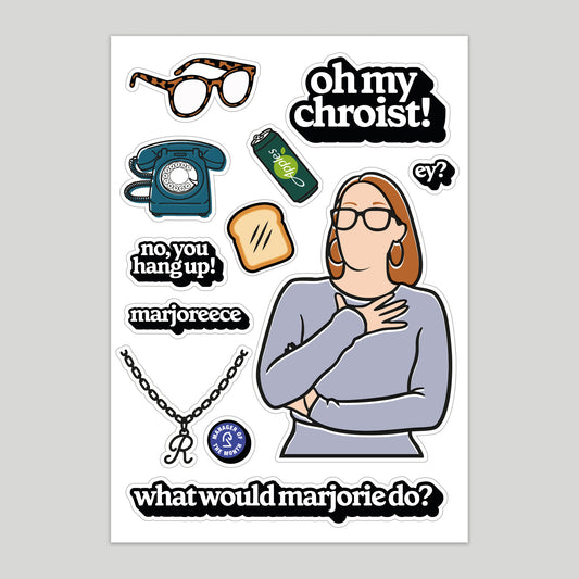 TNN - Marjorie A5 Sticker Sheet